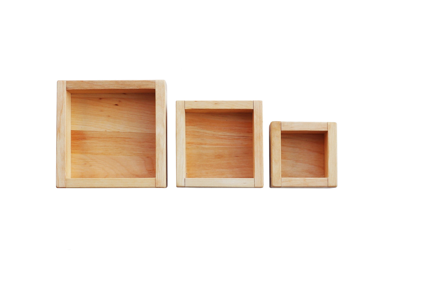 Wooden Story - Sorting Square Trays - Playlaan