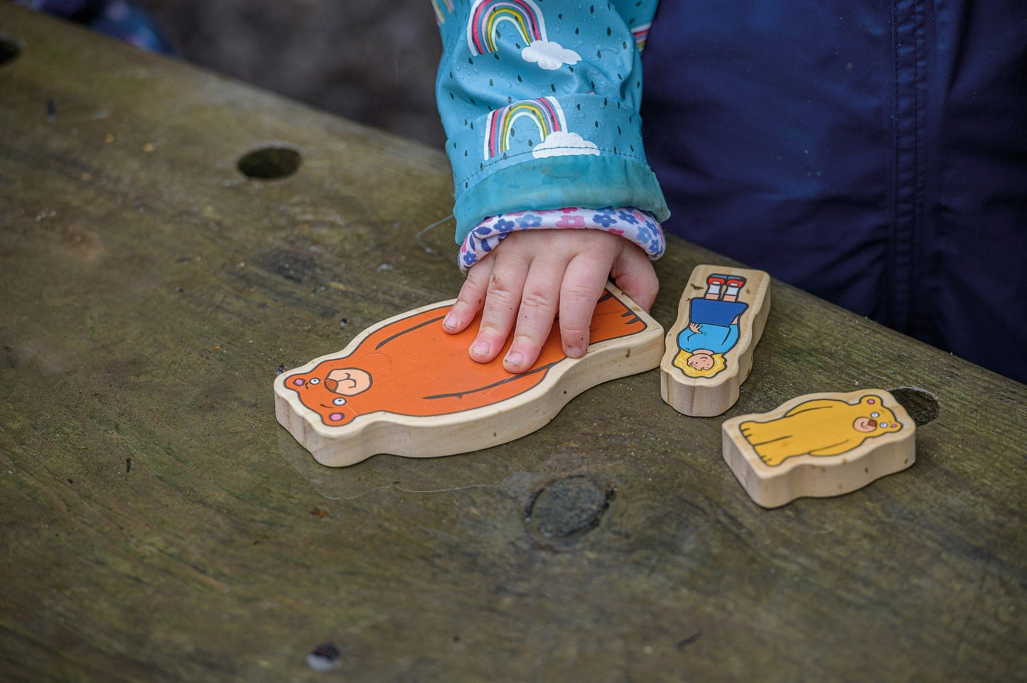 Yellow Door - Goldilocks and the Three Bears Wooden Characters (FSC) - Playlaan