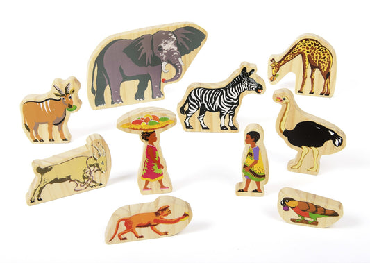 Yellow Door - Handa’s Surprise Wooden Characters - Playlaan