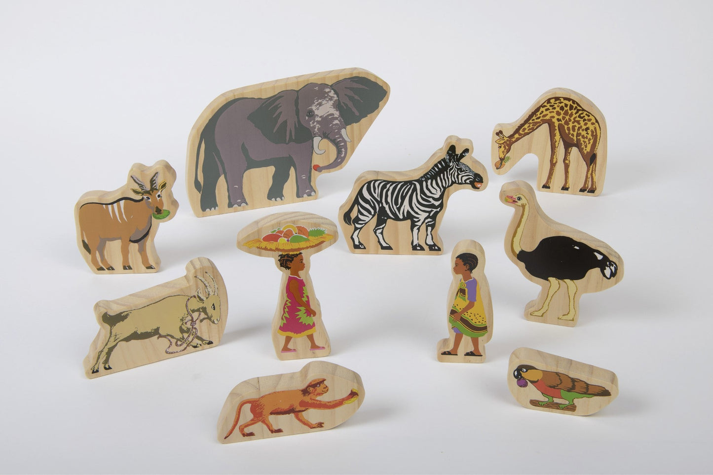 Yellow Door - Handa’s Surprise Wooden Characters - Playlaan