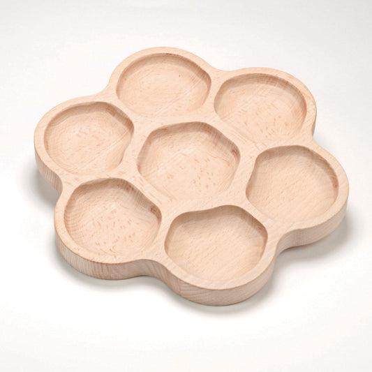Yellow Door - Natural Flower Tray (7 Section) (FSC) - Playlaan