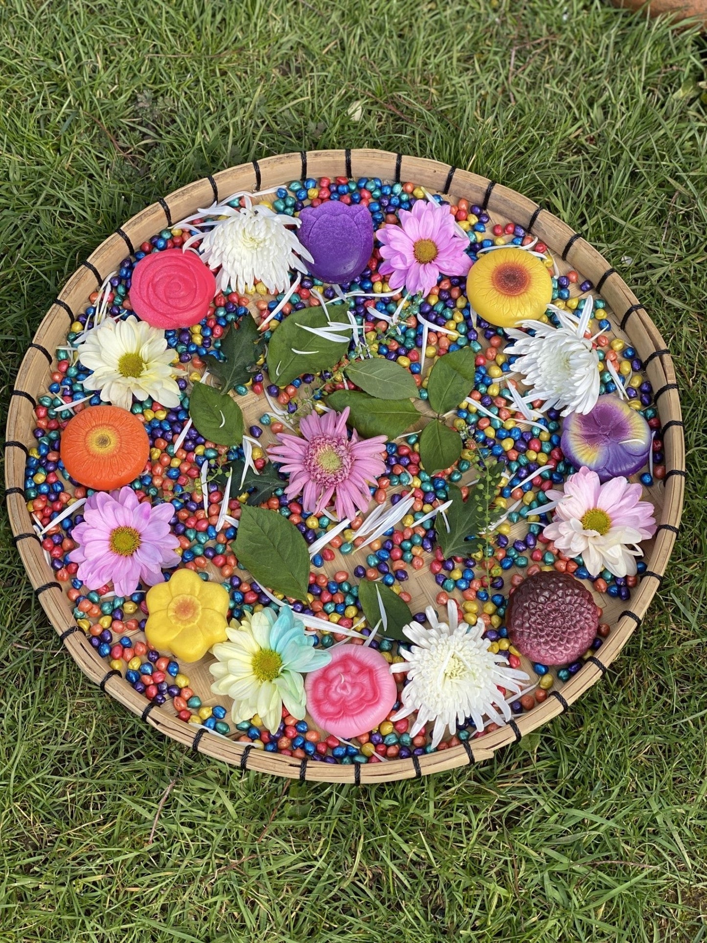 Yellow Door - Sensory Play Stones - Flowers - Playlaan