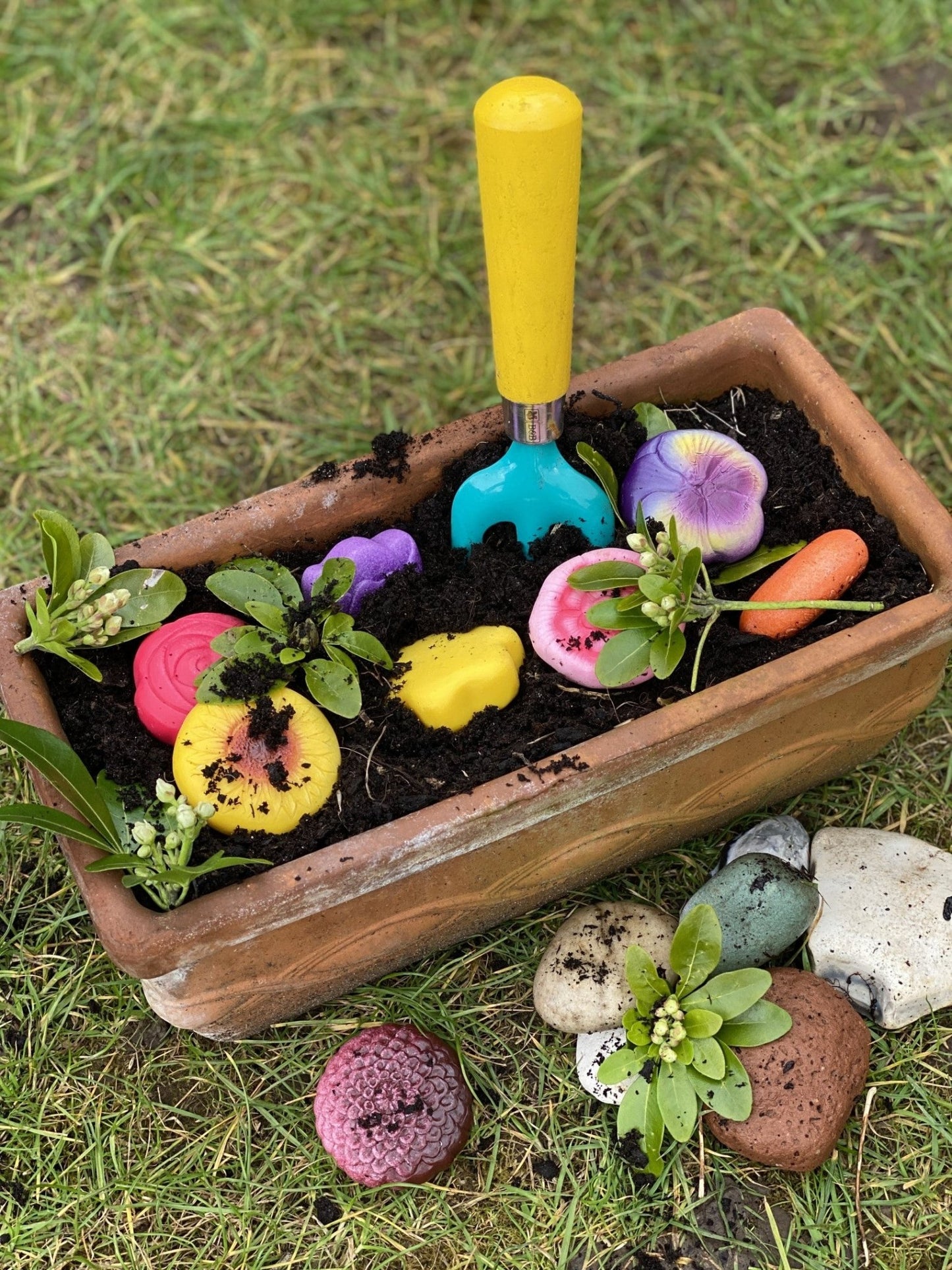 Yellow Door - Sensory Play Stones - Flowers - Playlaan