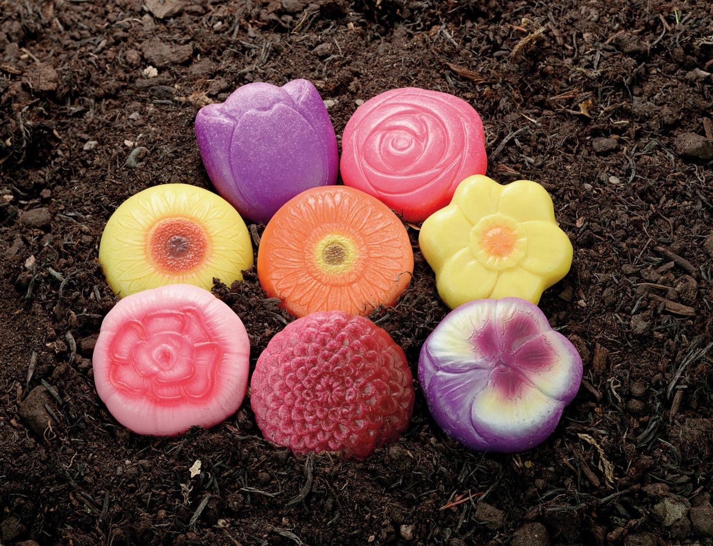 Yellow Door - Sensory Play Stones - Flowers - Playlaan