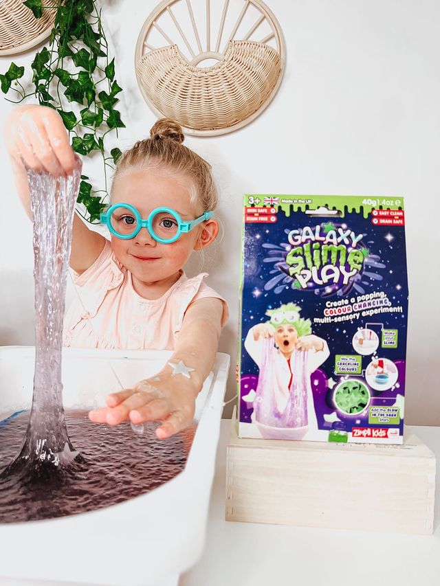 Zimpli Kids - Galaxy Slime Play - Experimental DIY Crackling Kids Slime Toy - Playlaan