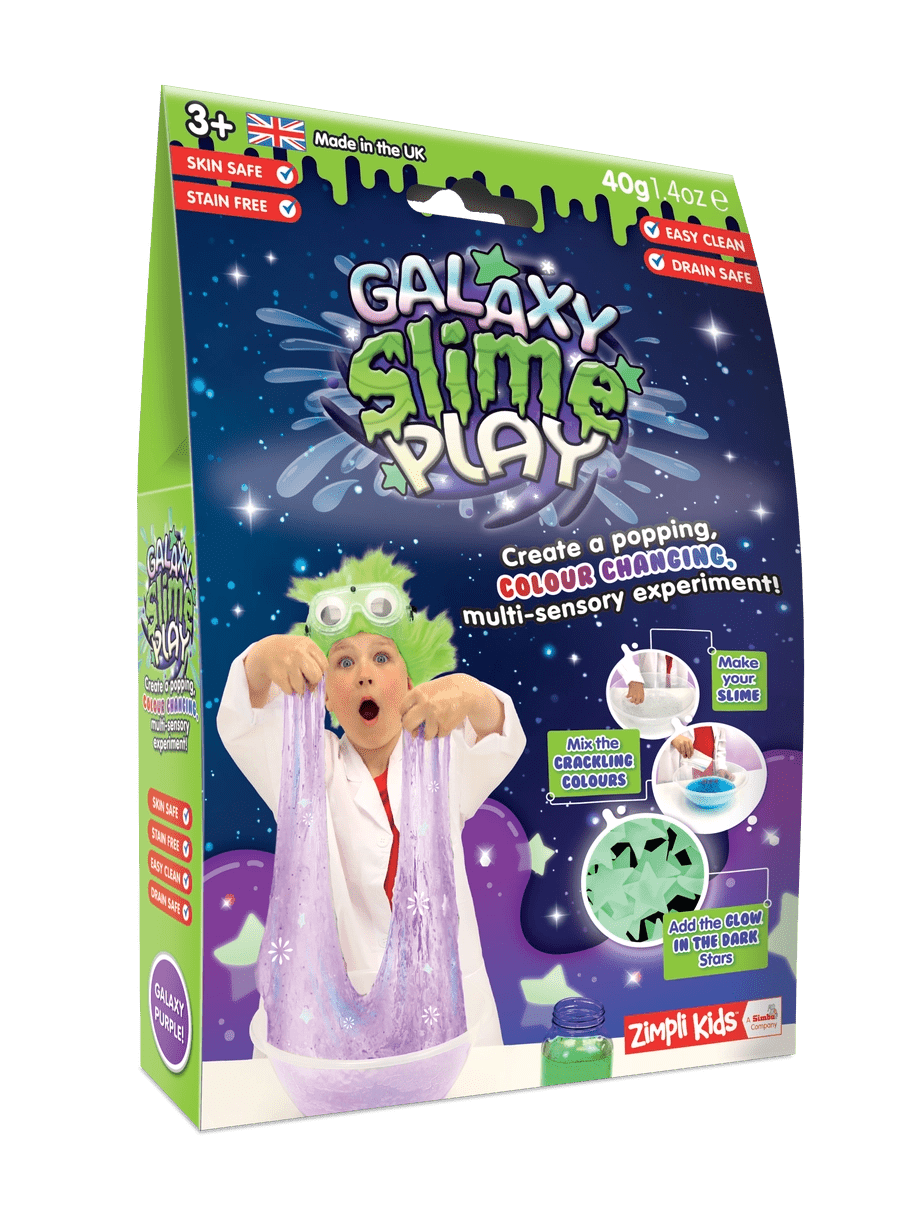 Zimpli Kids - Galaxy Slime Play - Experimental DIY Crackling Kids Slime Toy - Playlaan