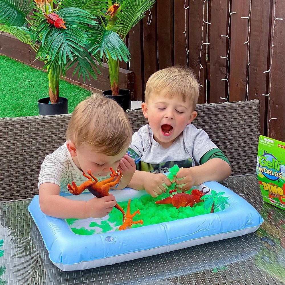 Zimpli Kids - Gelli Worlds - Dino World Imaginative Adventure Sensory Toy - Playlaan