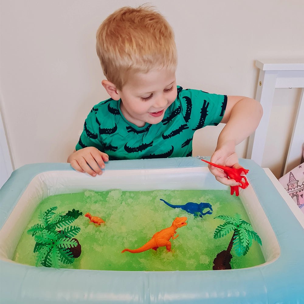 Zimpli Kids - Gelli Worlds - Dino World Imaginative Adventure Sensory Toy - Playlaan