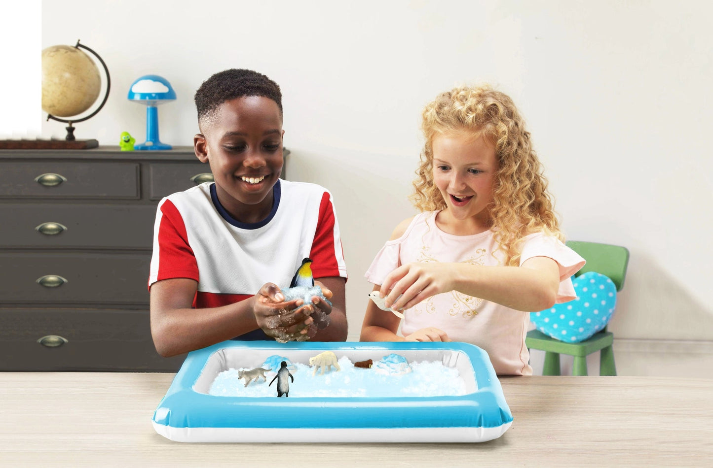 Zimpli Kids - Sno Adventures - Imaginative Arctic Sensory Play Tray Toys - Playlaan