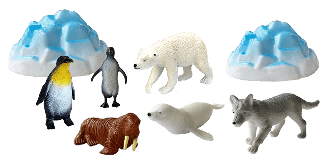 Zimpli Kids - Sno Adventures - Imaginative Arctic Sensory Play Tray Toys - Playlaan