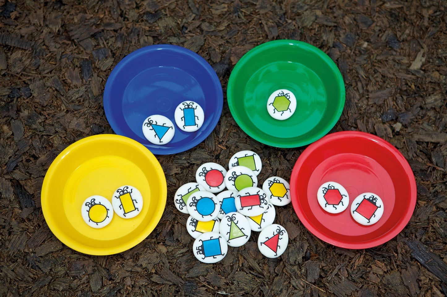 Yellow door - Sensorische sorteerstenen