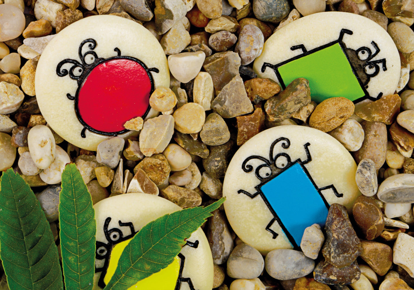 Yellow door - Sensorische sorteerstenen