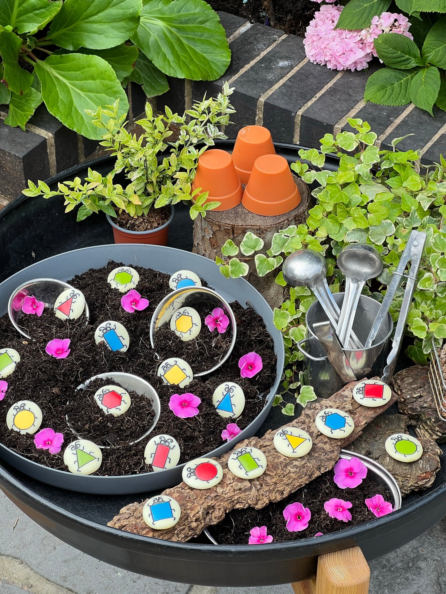 Yellow door - Sensorische sorteerstenen