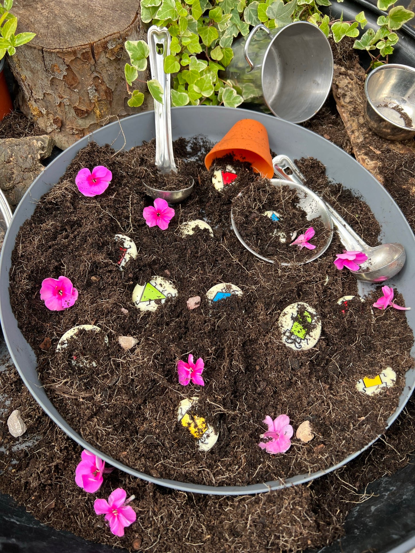 Yellow door - Sensorische sorteerstenen