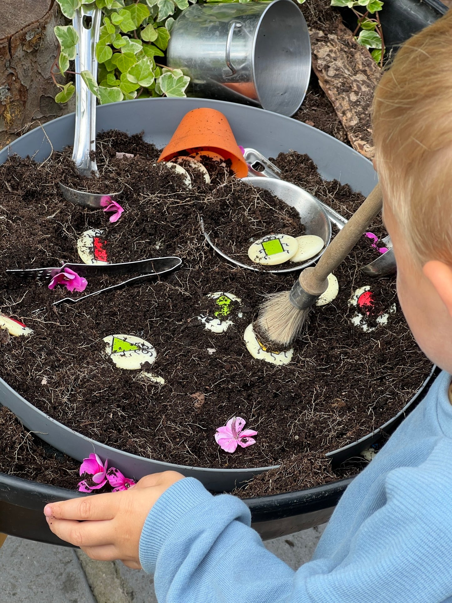 Yellow door - Sensorische sorteerstenen