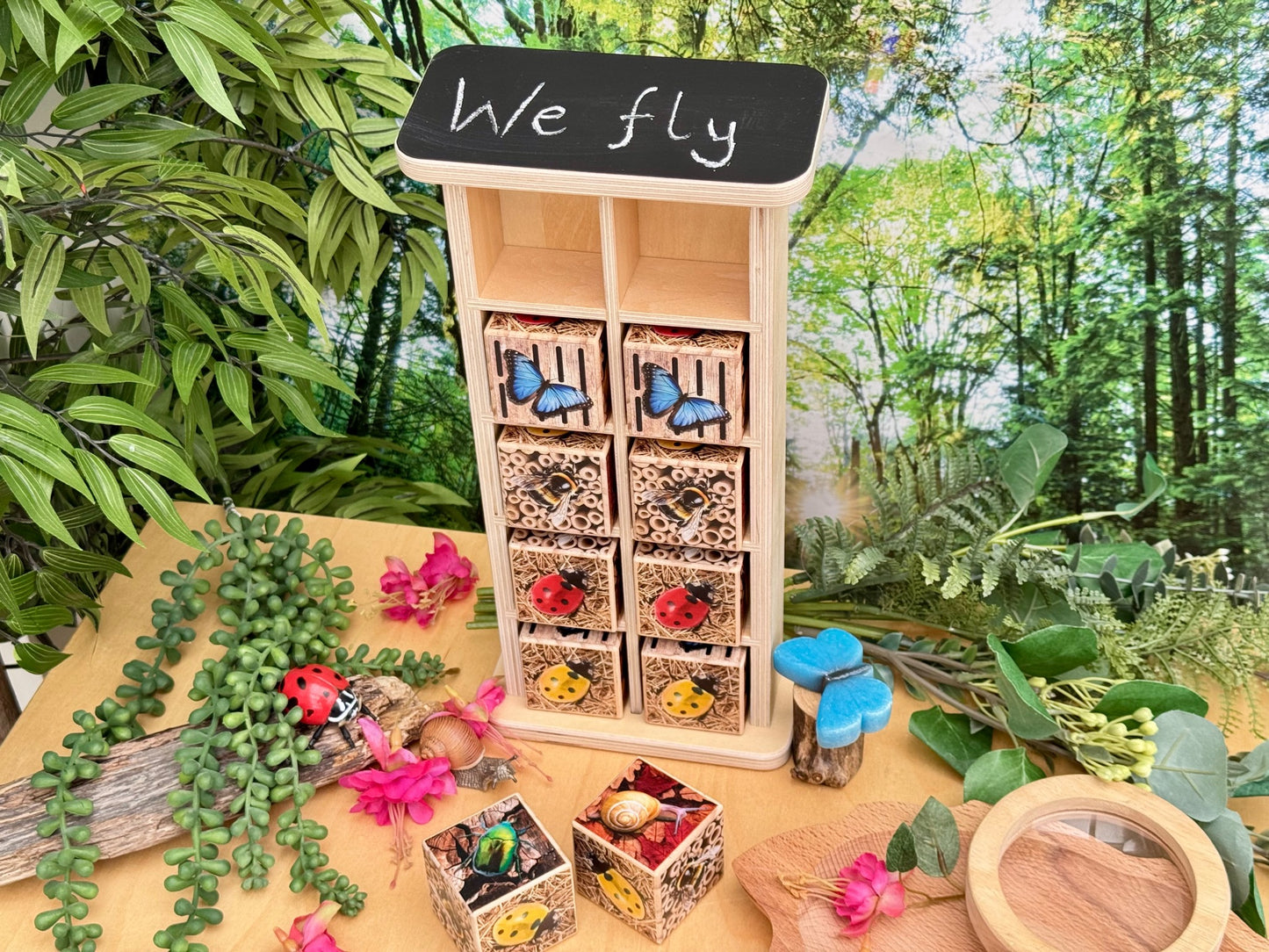 Yellow Door - Insectenhotel met 10 compartimenten