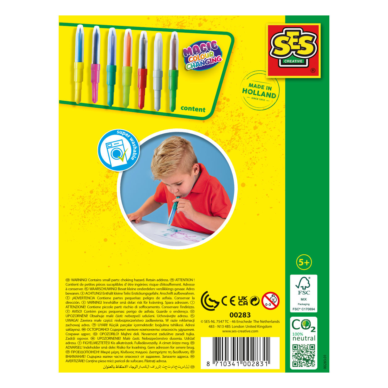 SES - Blow Airbrush Pens - Magisch Kleurverande