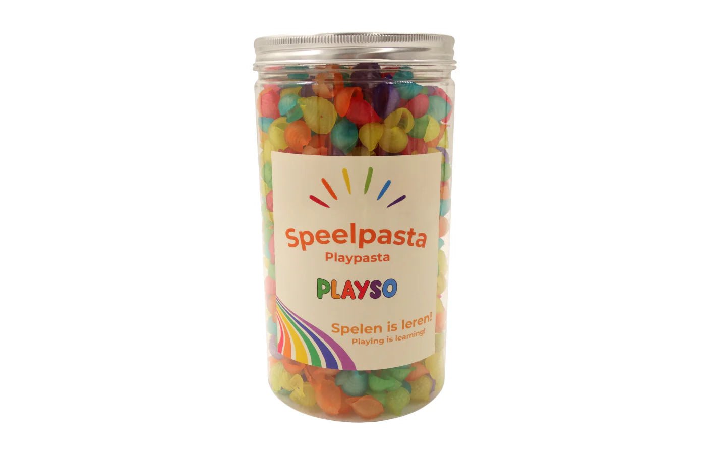 Sensorische speelpasta - schelpen (500g) - PlaySo