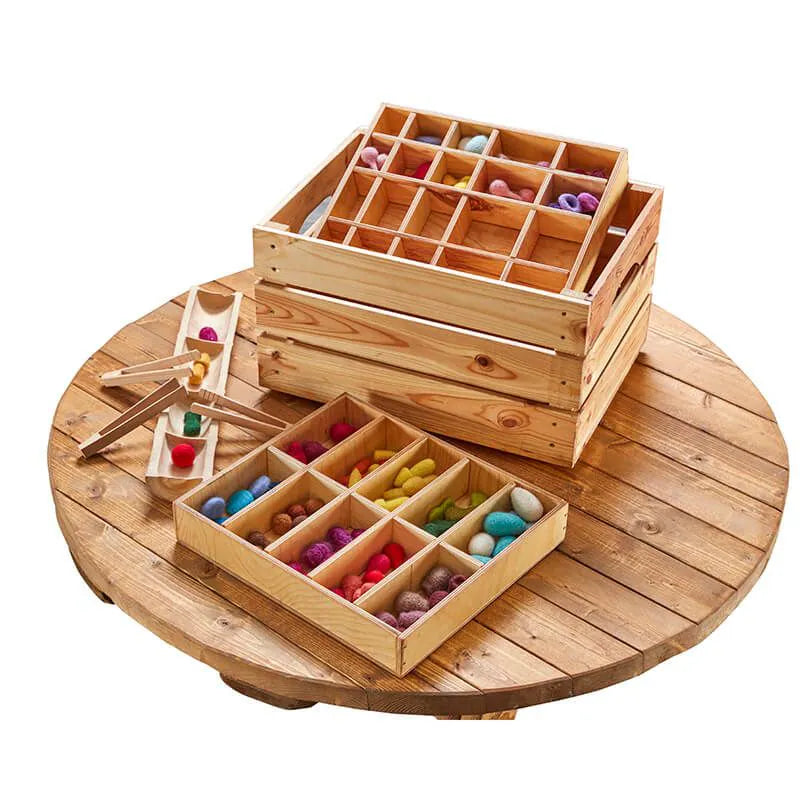 Cosy - Feltallas Loose Parts Set met opbergkisten