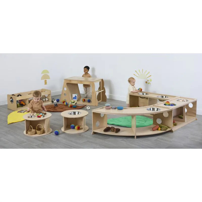 Cosy - Cruiser Natural Montessori sensorisch speelmeubel - complete set