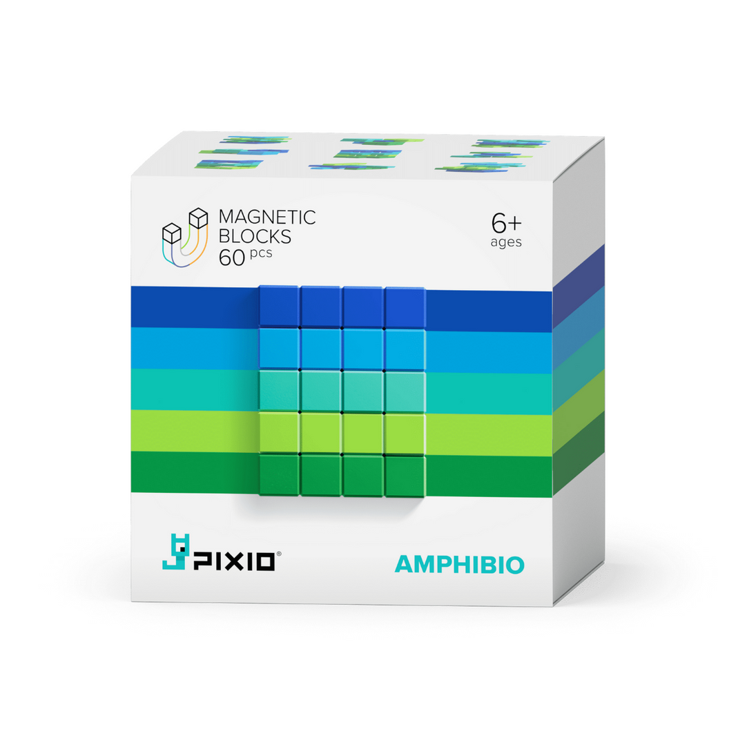 Pixio - Magnetische blokjes - Abstract Amphibio