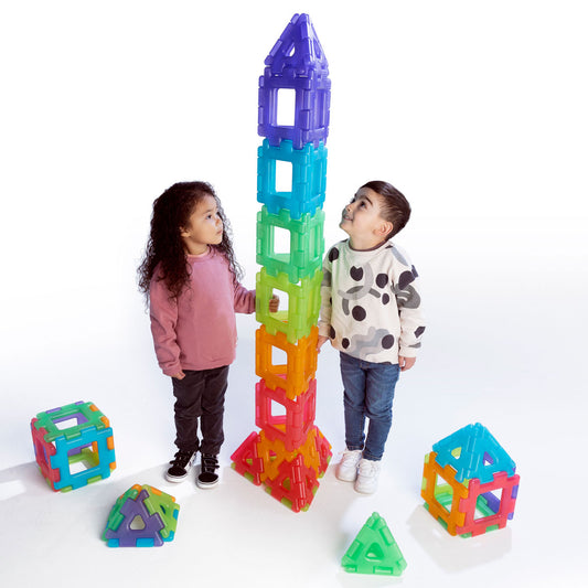 Polydron - Transparante reuzen bouwset (60st)