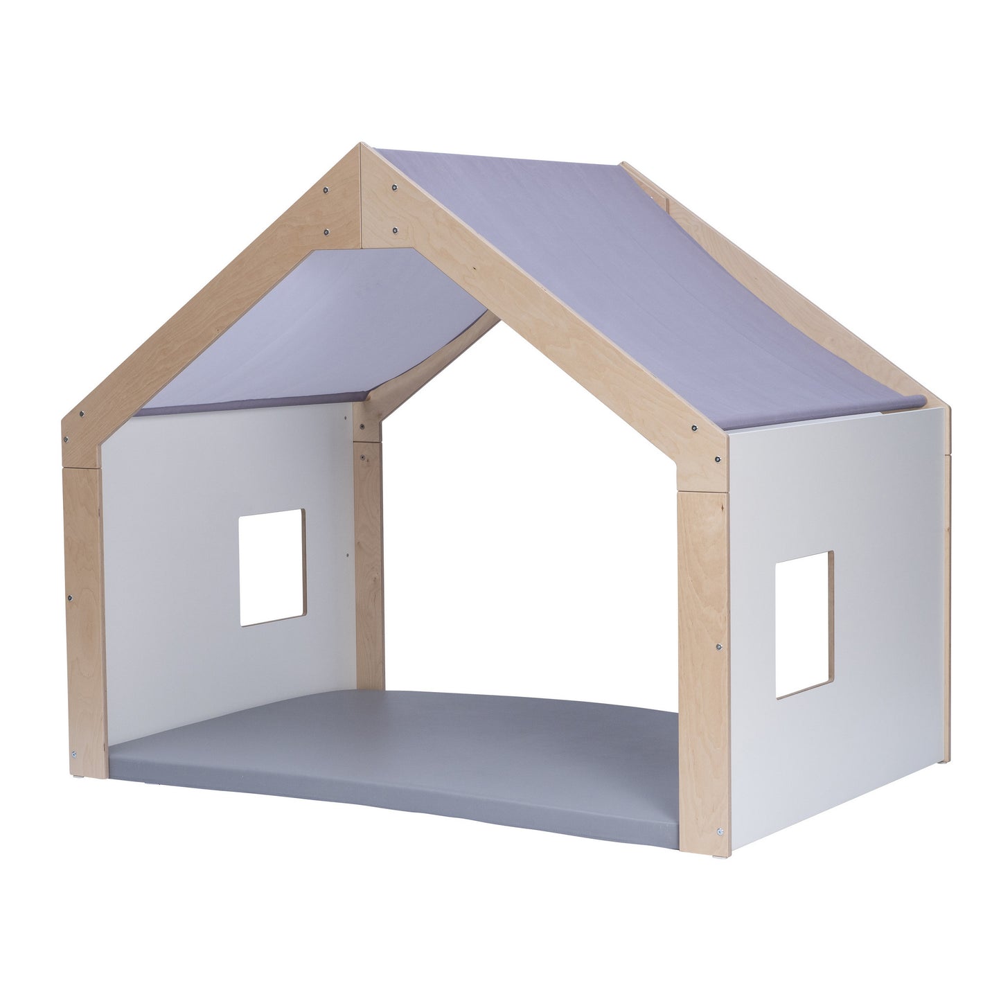 EduCasa Dream House complete set met speelmat en grijs dakdoek