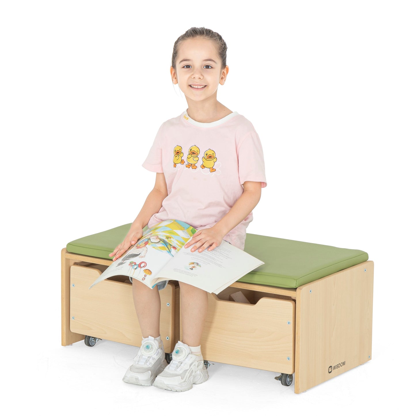 Wisdom - Storage Bench with Mobile Drawers