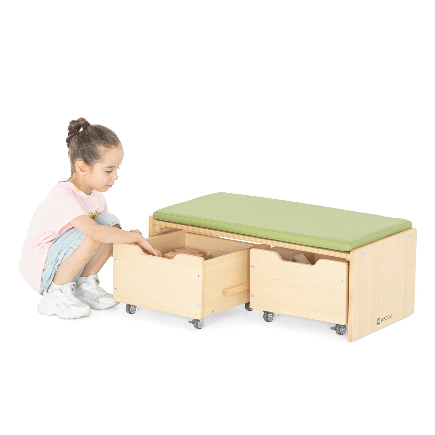 Wisdom - Storage Bench with Mobile Drawers