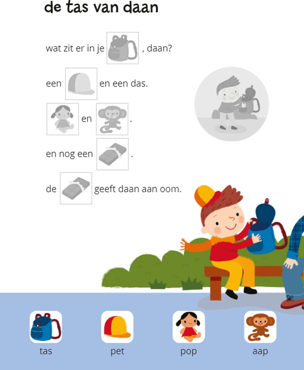 Ik leer lezen Stickerboek - Een hut in de boom - Deltas