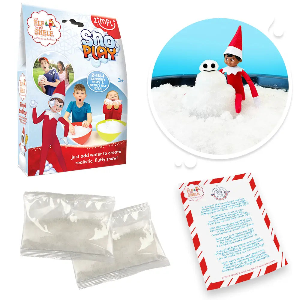 Snow Play - Sensorische Sneeuw speelset - 2 in 1 Scout Elf