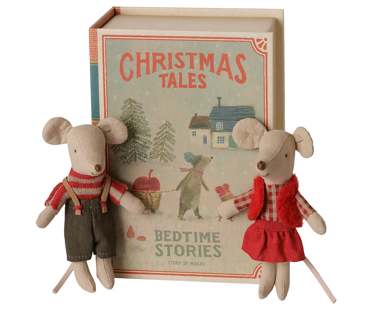 Maileg - Kerstmuizen – Kleine Zus en Broer in Boek