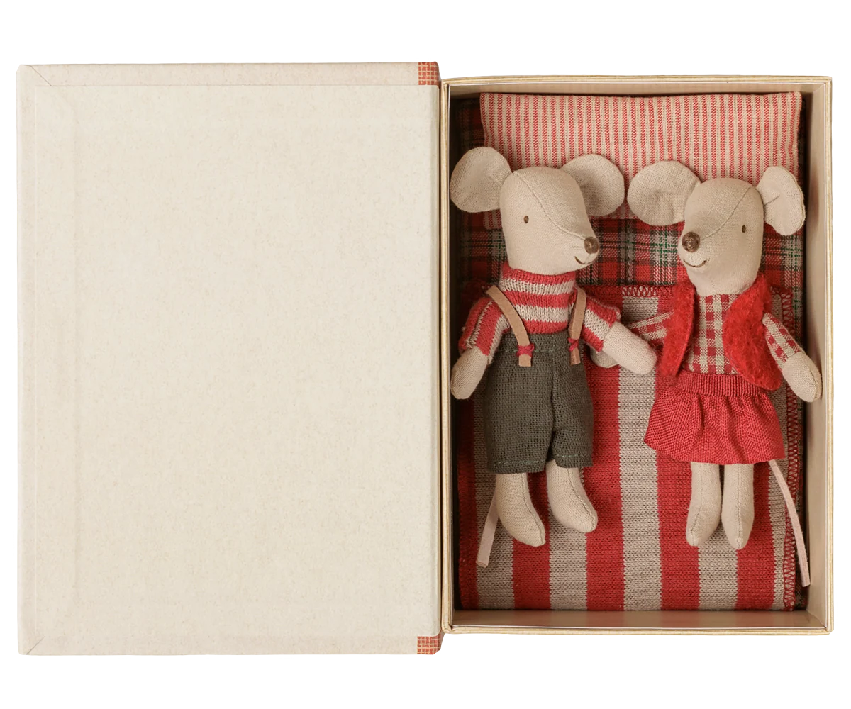 Maileg - Kerstmuizen – Kleine Zus en Broer in Boek
