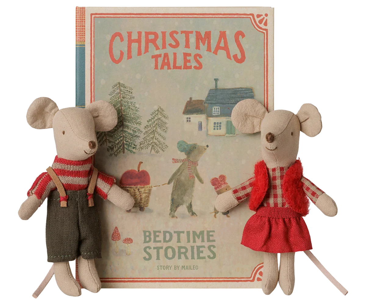 Maileg - Kerstmuizen – Kleine Zus en Broer in Boek