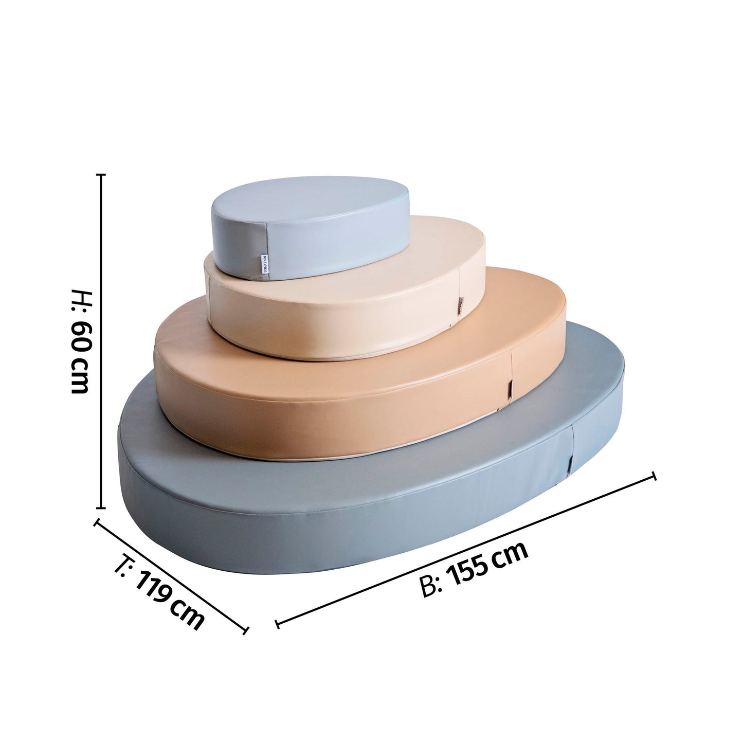 Betzold - Soft play kiezels speelset 4-delig