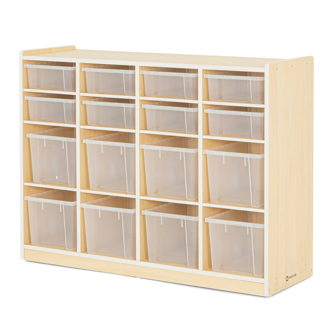 Wisdom - Shelf Cabinet with 16 Compartments, incl. Boxes