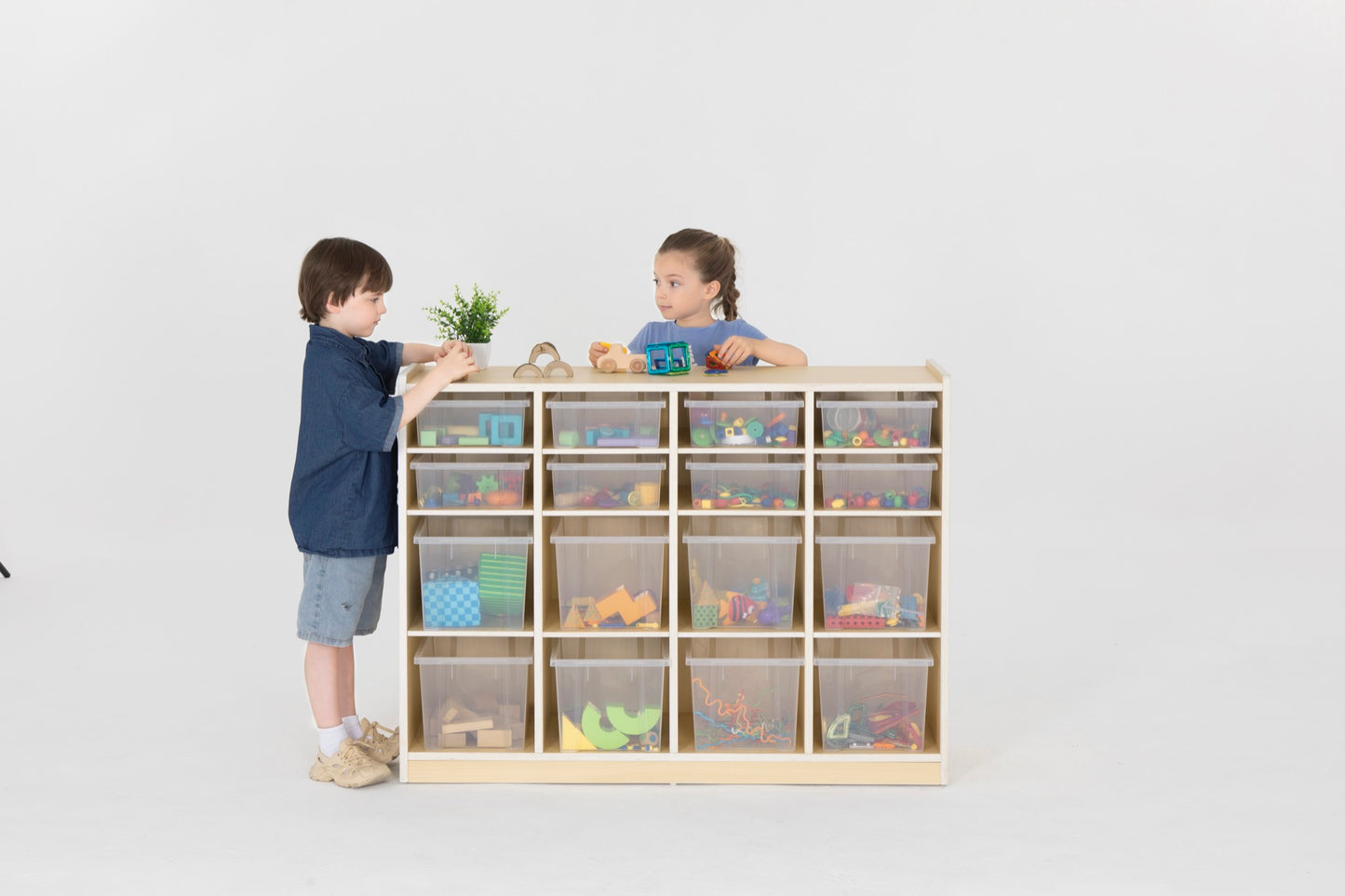 Wisdom - Shelf Cabinet with 16 Compartments, incl. Boxes