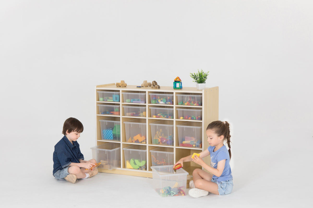 Wisdom - Shelf Cabinet with 16 Compartments, incl. Boxes