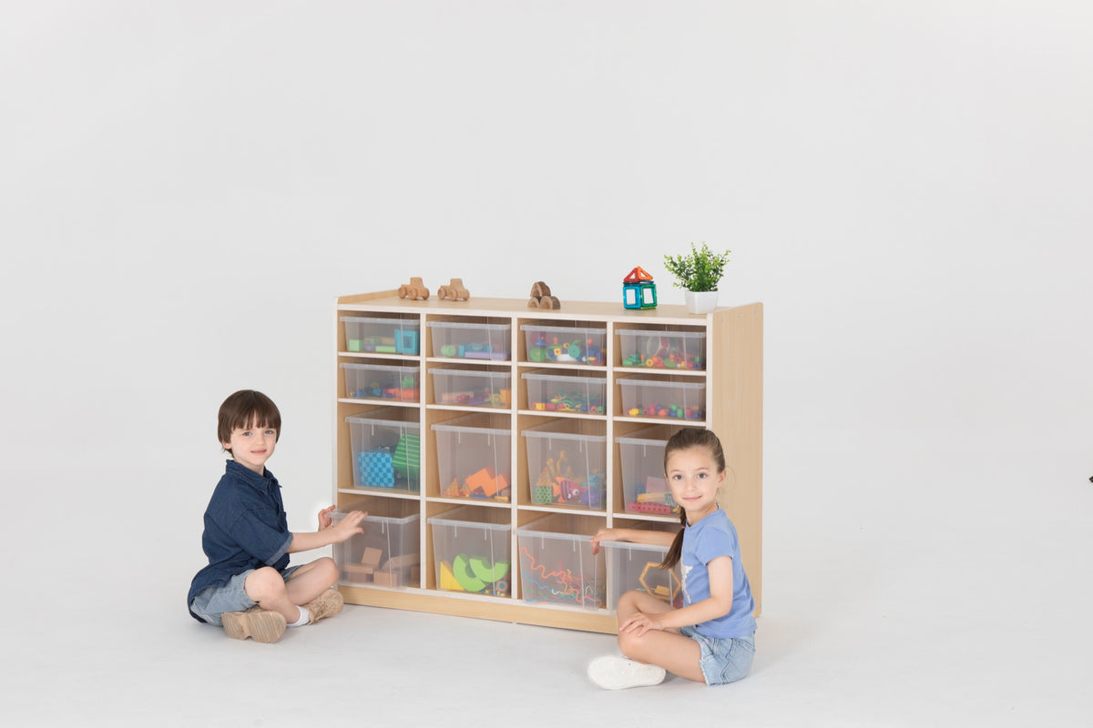 Wisdom - Shelf Cabinet with 16 Compartments, incl. Boxes