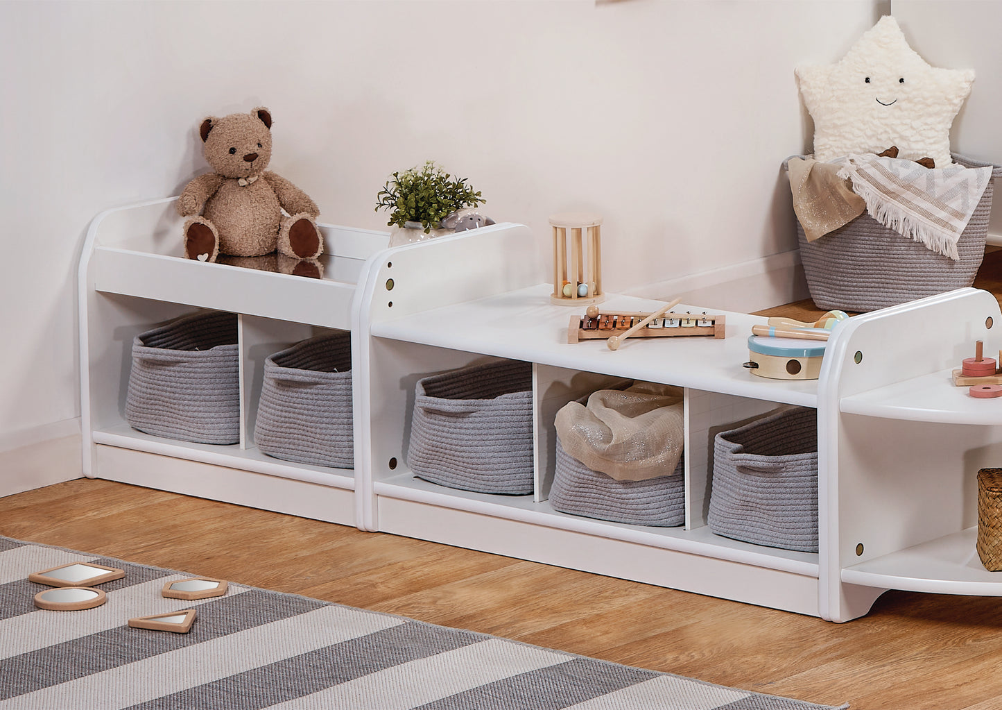 Millhouse - Open opbergkast met manden