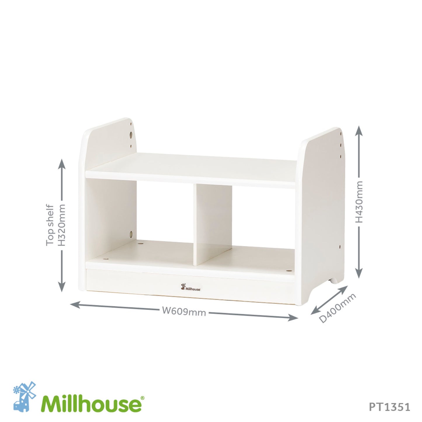 Millhouse - Compacte speelgoed opbergkast