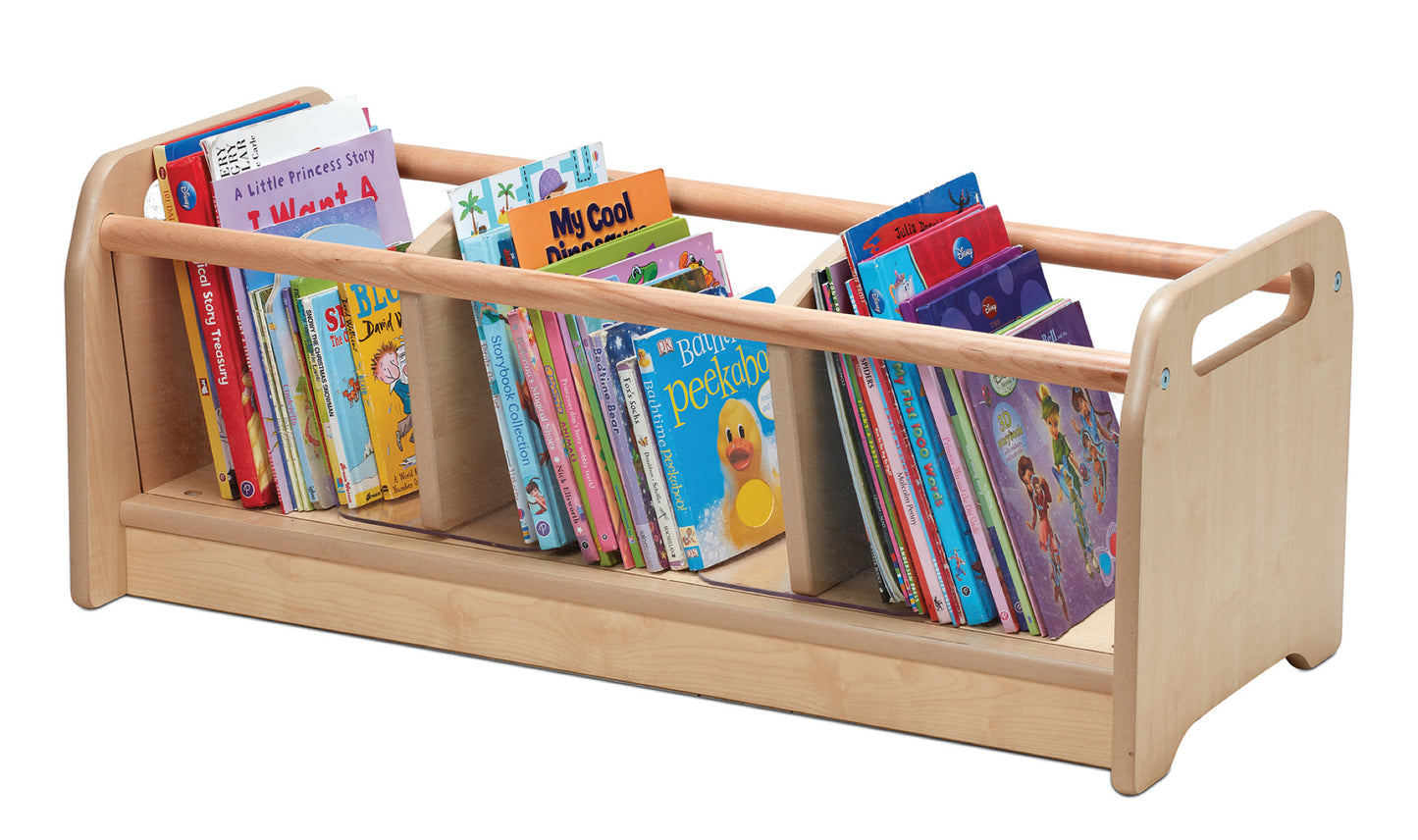 Millhouse - Transparante lage boekenkast voor kinderopvang