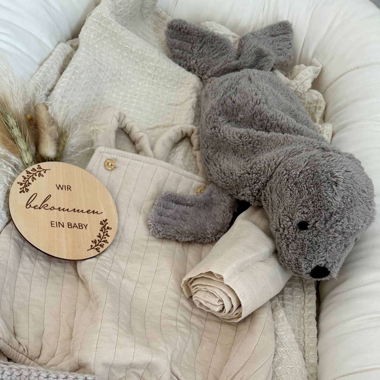 Senger Naturwelt - Zeehond warmteknuffel grijs