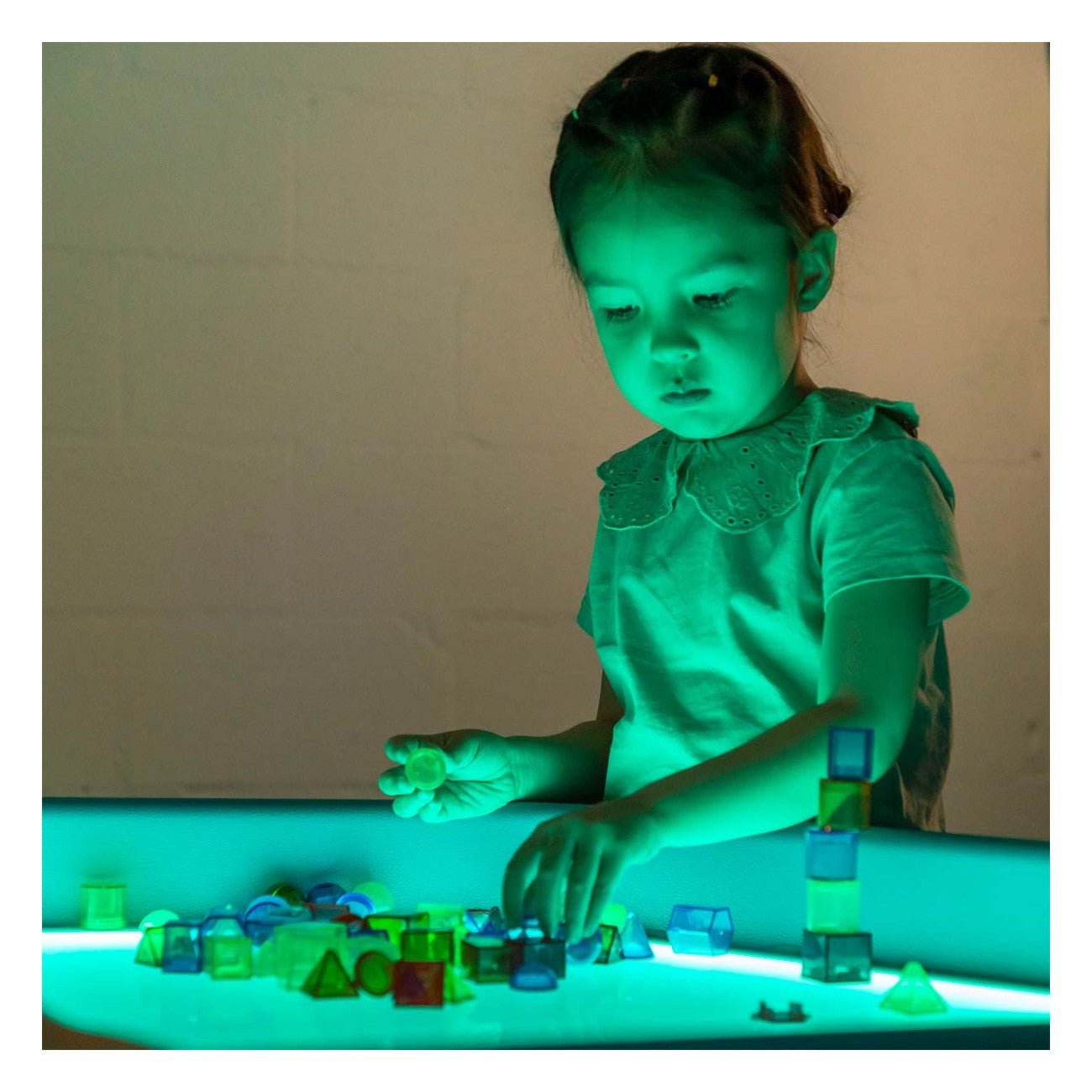 Amaya - Amaya - Geometrische vormen 3D Transparant (60st) - Playlaan