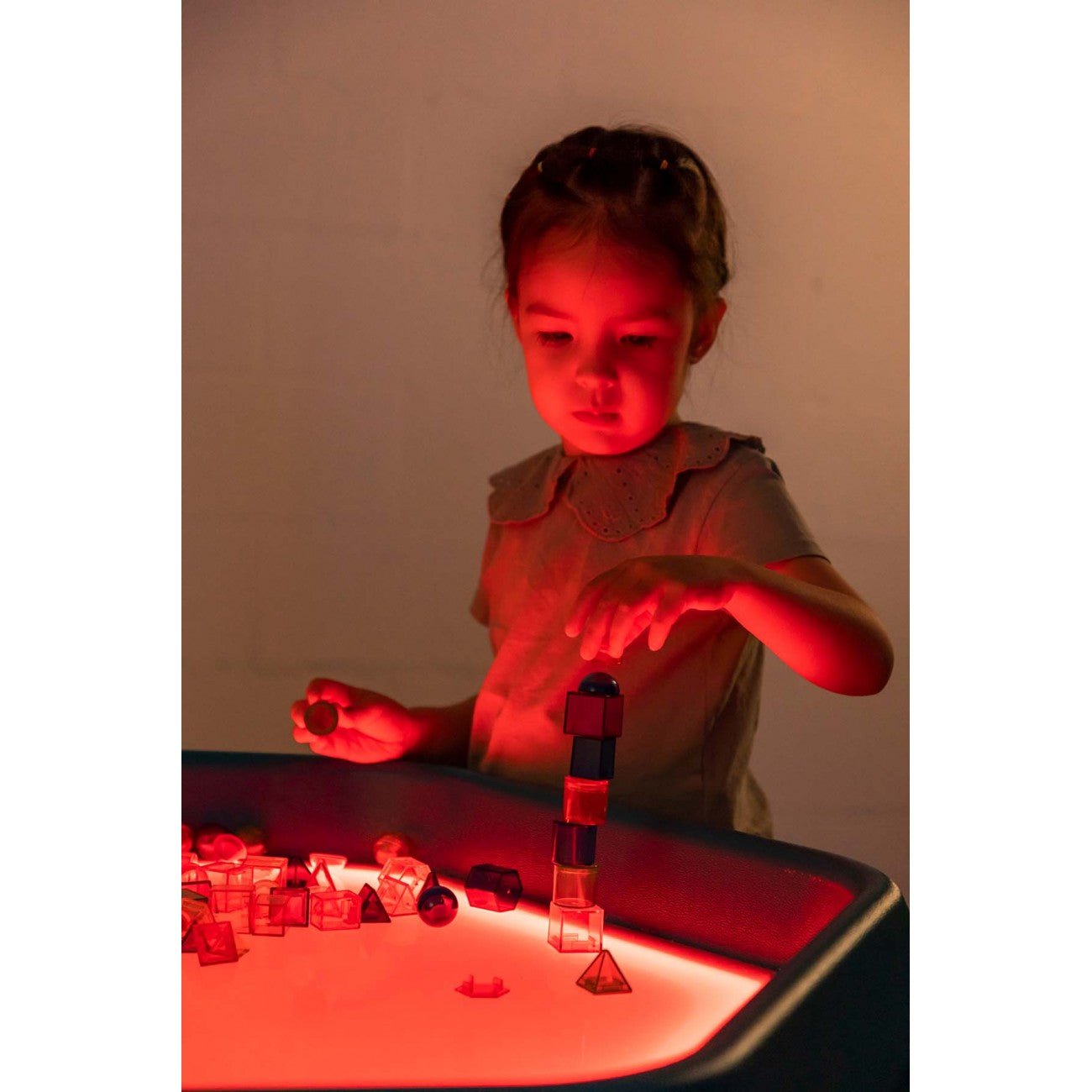 Amaya - Amaya - Geometrische vormen 3D Transparant (60st) - Playlaan