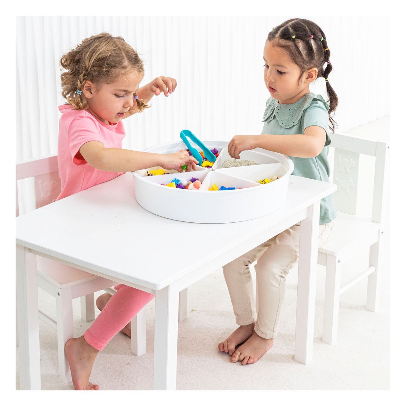 Amaya - Amaya - Playtray Speelbak voor sensorisch spel - groen - Playlaan