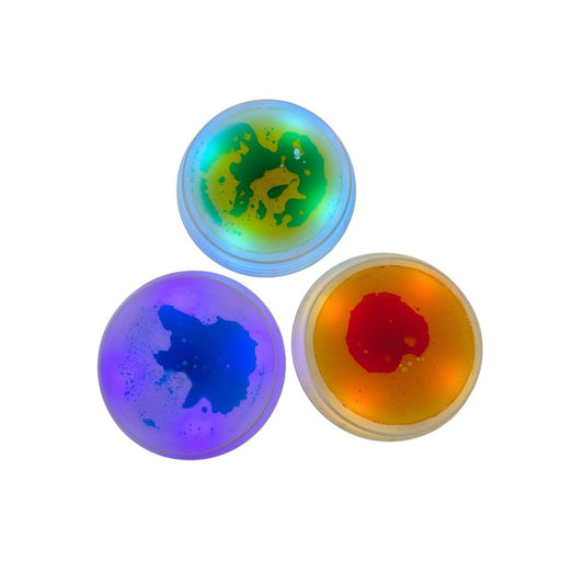 Amaya - Amaya - Ronde lichtgevende stapstenen met vloeistof 3st - Playlaan