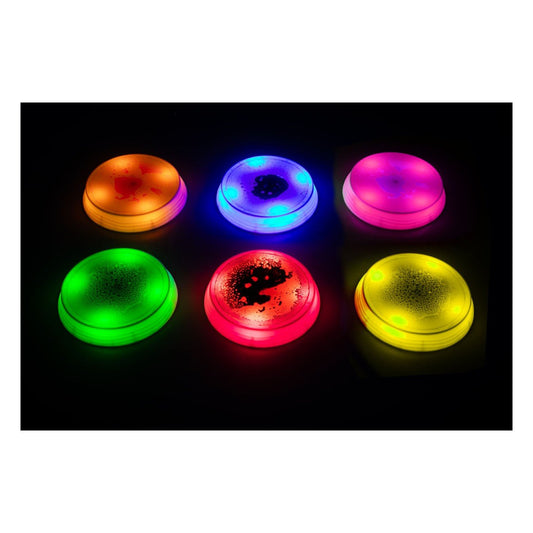 Amaya - Amaya - Sensorische ronde LED vloeistof stapstenen set 6st - Playlaan