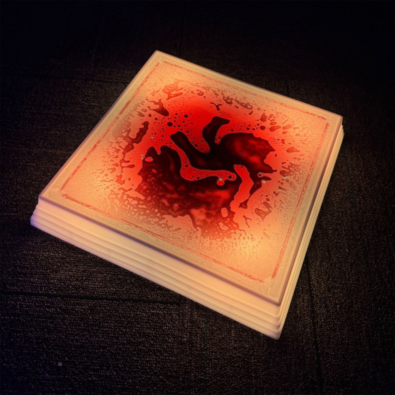 Amaya - Amaya - Sensorische vierkante LED vloeistof stapstenen set 6st - Playlaan