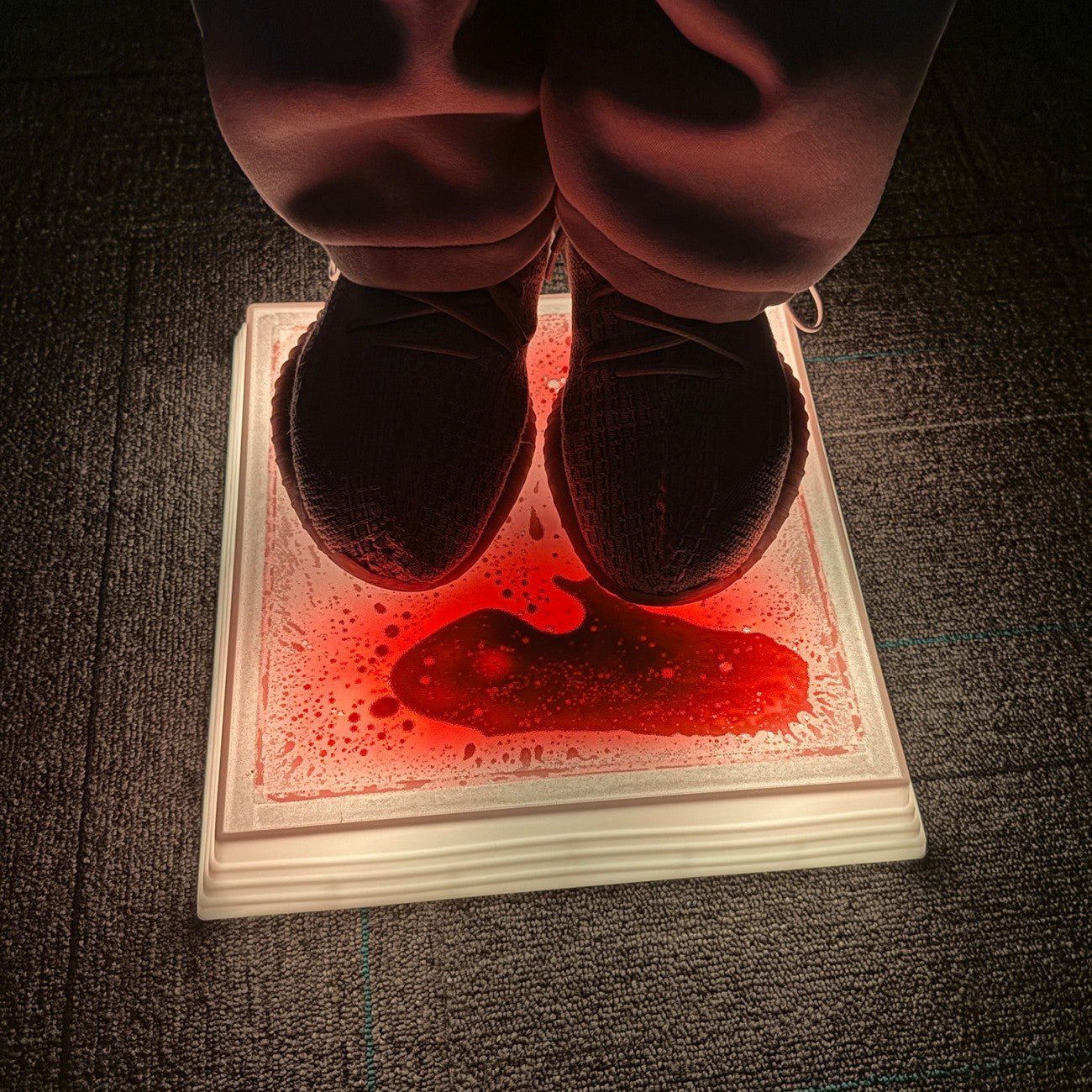 Amaya - Amaya - Sensorische vierkante LED vloeistof stapstenen set 6st - Playlaan